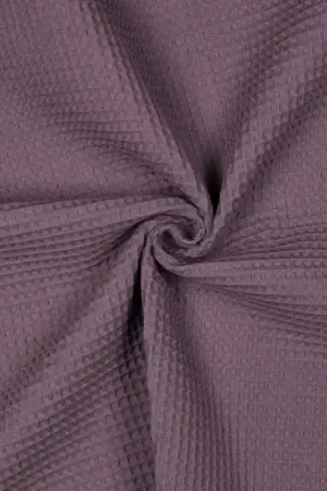 Wafeldoek, donkerpaars Shop Nu