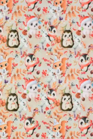 Wintersweat Christmas Animals, beige Populair