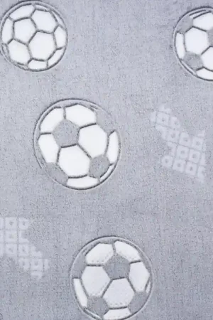 Wellness fleece Glow in the Dark voetbal, lichtgrijs Koop Online