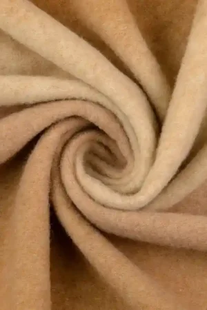 Wollen gebreide stof, zandkleurig Superprijs