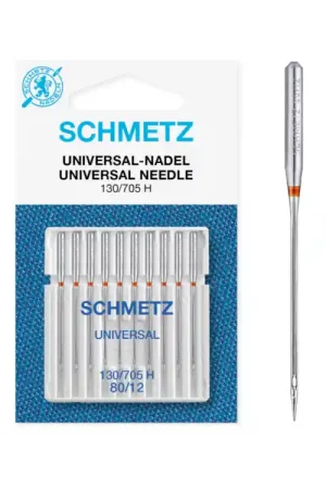10 x Schmetz Naalden voor naaimachines 130/705 H 80 Universal REFILL Shop Nu