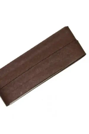 5 m Katoenen biaisband, donkerbruin (881) Gereduceerde Prijs