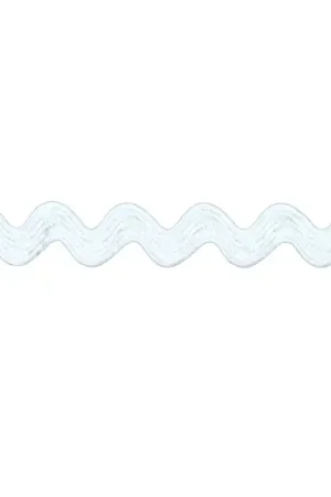 Zigzagband wit 12 mm Seizoensaanbieding