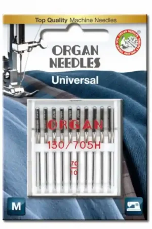 10 Organ Naalden voor naaimachines 130/705 H, Universal 70 Beperkte Voorraad