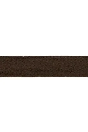 Wolboord 28mm, donker bruin Uitverkoop