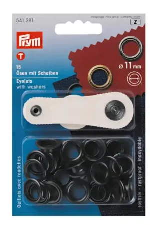 15 Ringen met schijven 11,0 mm, burnished Koop Vandaag