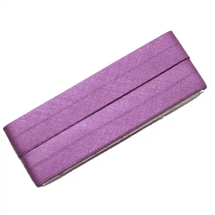5 m Katoenen biaisband, lila (165) Gratis Verzending