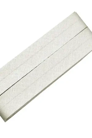 5 m Katoenen biaisband, natuur (089) Koopje