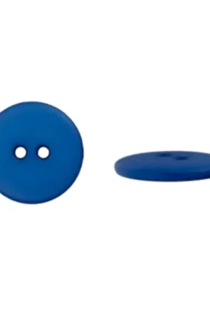 2-Gat-Knop Standard blauw, 18 mm /Stck. Superprijs