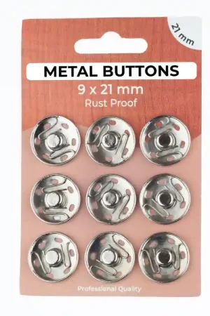 9 Aannaaidrukknopen antracietgrijs 21 mm Populair