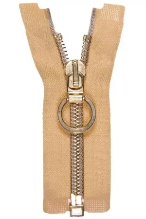 Weekendaanbieding Spiraalrits 20 cm goudkleurig