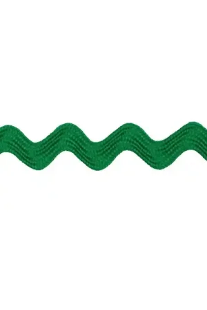 Zigzagband groen 12mm Snelle Levering