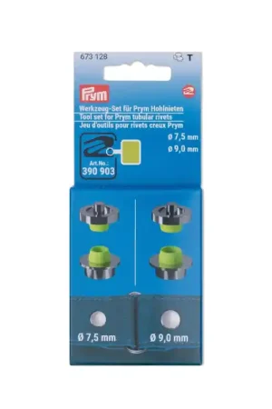 Werkzeug-Set für Prym Hohlnieten mit Ø 7,5 mm und 9 mm Hete Deal