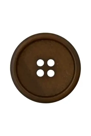 4-hole button recyceld paper 28 mm, bruin Dagaanbieding