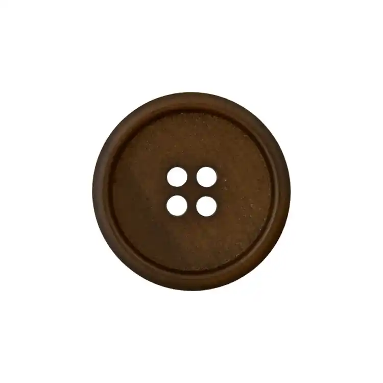 4-hole button recyceld paper 28 mm, bruin Dagaanbieding