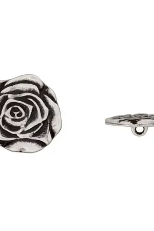 Achtersteekknoop metaal, rozen 18 mm Alleen Vandaag