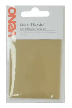 Zefier opstrijkbaar reparatiedoek, 849=lichtbruin Laatste Versie