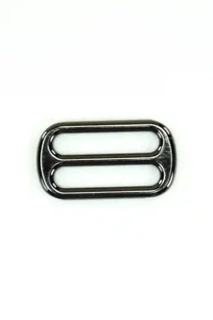 Aanbieding Schuifgesp metaal 25 mm, glanzend antraciet