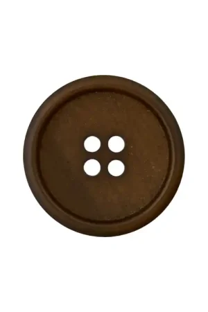 4-hole button recyceld paper 23 mm, bruin Finale Uitverkoop