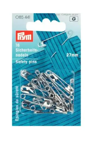 Aanbieding Veiligheidsspelden staal No. 0 zilverkleurig 27 mm