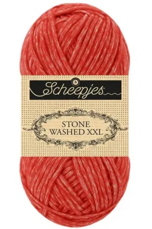 Scheepjes Stone Washed XXL – 863 Carnelian – Super Chunky Katoen-mix Garen Speciale Aanbieding