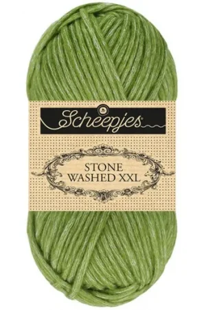 Populair Scheepjes Stone Washed XXL – 846 Canada Jade – Super Chunky Katoen-mix Garen