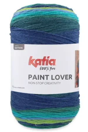 Katia Paint Lover - 500 Lagoon - Acryl/Wol Megabol met Kleurverloop - Limited Edition Dagaanbieding