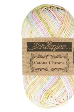 Aanbieding Scheepjes Catona Chroma - 013 Meadow - Meerkleurig Katoengaren