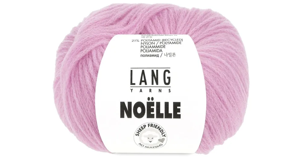 Voordeelprijs Lang Yarns Noëlle - 19 roze - Merino/Gerecycled Nylon Garen
