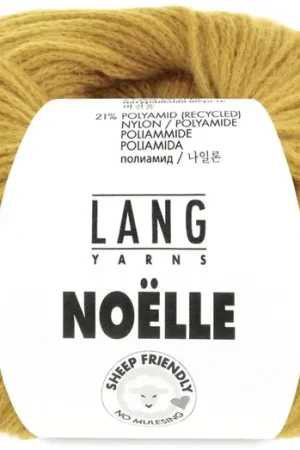 Bestseller Lang Yarns Noëlle - 50 goudgeel - Merino/Gerecycled Nylon Garen