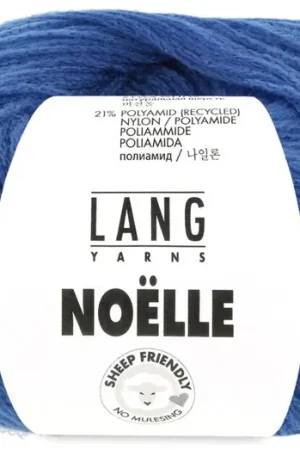 Beperkt Aanbod Lang Yarns Noëlle - 06 kobaltblauw - Merino/Gerecycled Nylon Garen