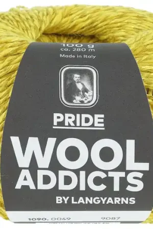 WoolAddicts Pride - 49 zonnebloem geel - Linnen-Mix Garen Op = Op