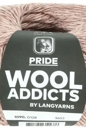 WoolAddicts Pride - 128 oester pastelroze - Linnen-Mix Garen Beperkt Aanbod