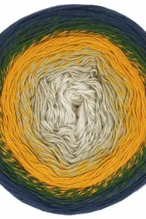 Actieprijs Scheepjes Cotton Whirl - 717 Sunlit Sanctuary - Biologisch Katoen Garencake