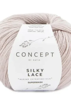 Voordeelprijs Katia Concept Silky Lace - 184 zeer lichtroze - Merino/Zijde Garen