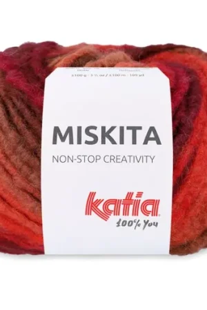 Voordeelprijs Katia Miskita - 104 Snoepjesgloed - Wol/Acryl Garen