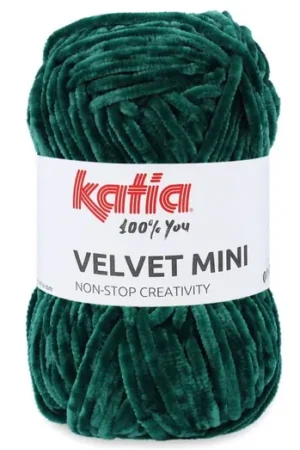 Voordeelprijs Katia Velvet Mini - 205 Smaragdgroen - Chenille Garen