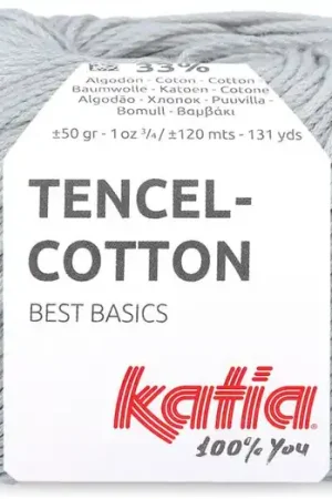 Voordeelprijs Katia Tencel-Cotton - 08 parelgrijs - Lyocell/Katoen Garen