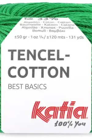 Voordeelprijs Katia Tencel-Cotton - 12 groen - Lyocell/Katoen Garen