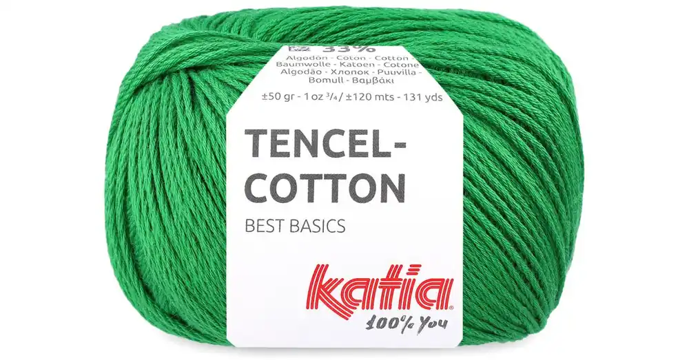 Voordeelprijs Katia Tencel-Cotton - 12 groen - Lyocell/Katoen Garen