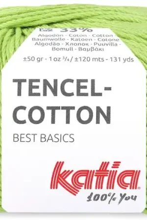 Aanbieding Katia Tencel-Cotton - 13 pistachegroen - Lyocell/Katoen Garen