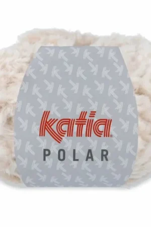 Actieprijs Katia Polar - 109 beige-wit - Polyester Garen