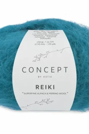 Actieprijs Katia Concept Reiki - 110 groenblauw - Alpaca Garen