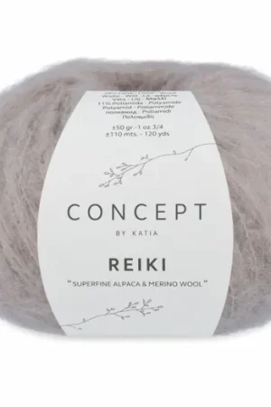 Actieprijs Katia Concept Reiki - 101 lichtgrijs - Alpaca Garen
