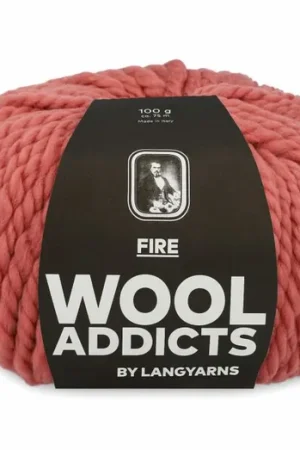WoolAddicts Fire - 48 roos - Merinowol Garen Gratis Verzending