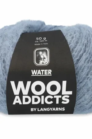 WoolAddicts Water - 21 kristalblauw - Alpacawol Garen Finale Uitverkoop