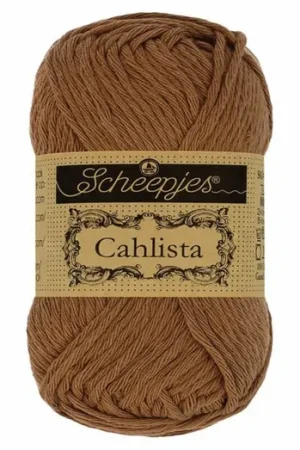 Voordeelprijs Scheepjes Cahlista - 157 root beer - Katoen Garen