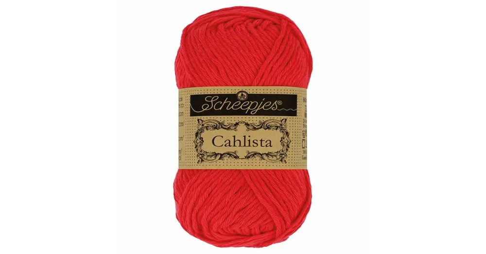 Voordeelprijs Scheepjes Cahlista - 115 hot red - Katoen Garen
