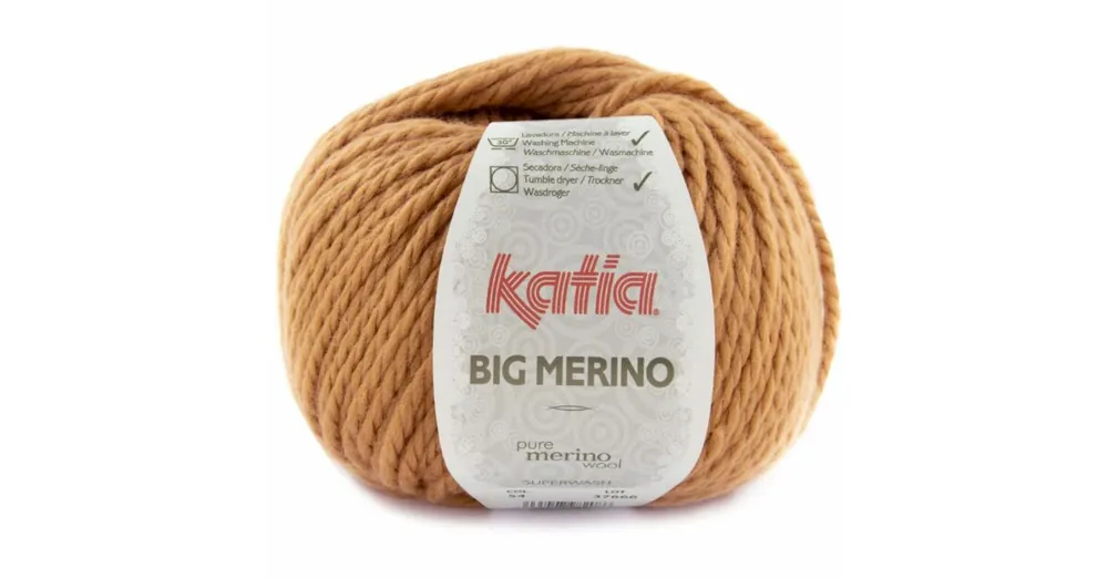 Voordeelprijs Katia Big Merino - 54 camel - Wol/Acryl Garen