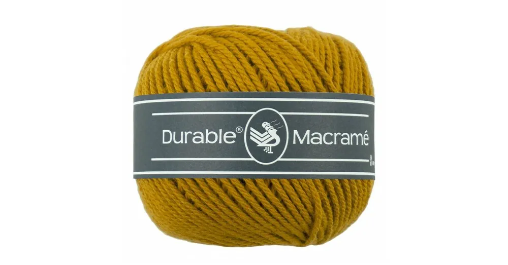 Voordeelprijs Durable Macramé - 2211 curry - Katoen Garen
